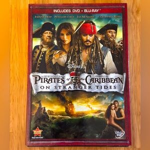 Pirates of the Caribbean on Stranger Tides DVD + Blu-Ray